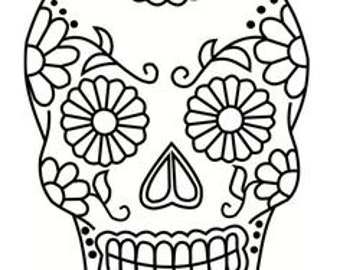 Detail Sugar Skull Mann Nomer 18