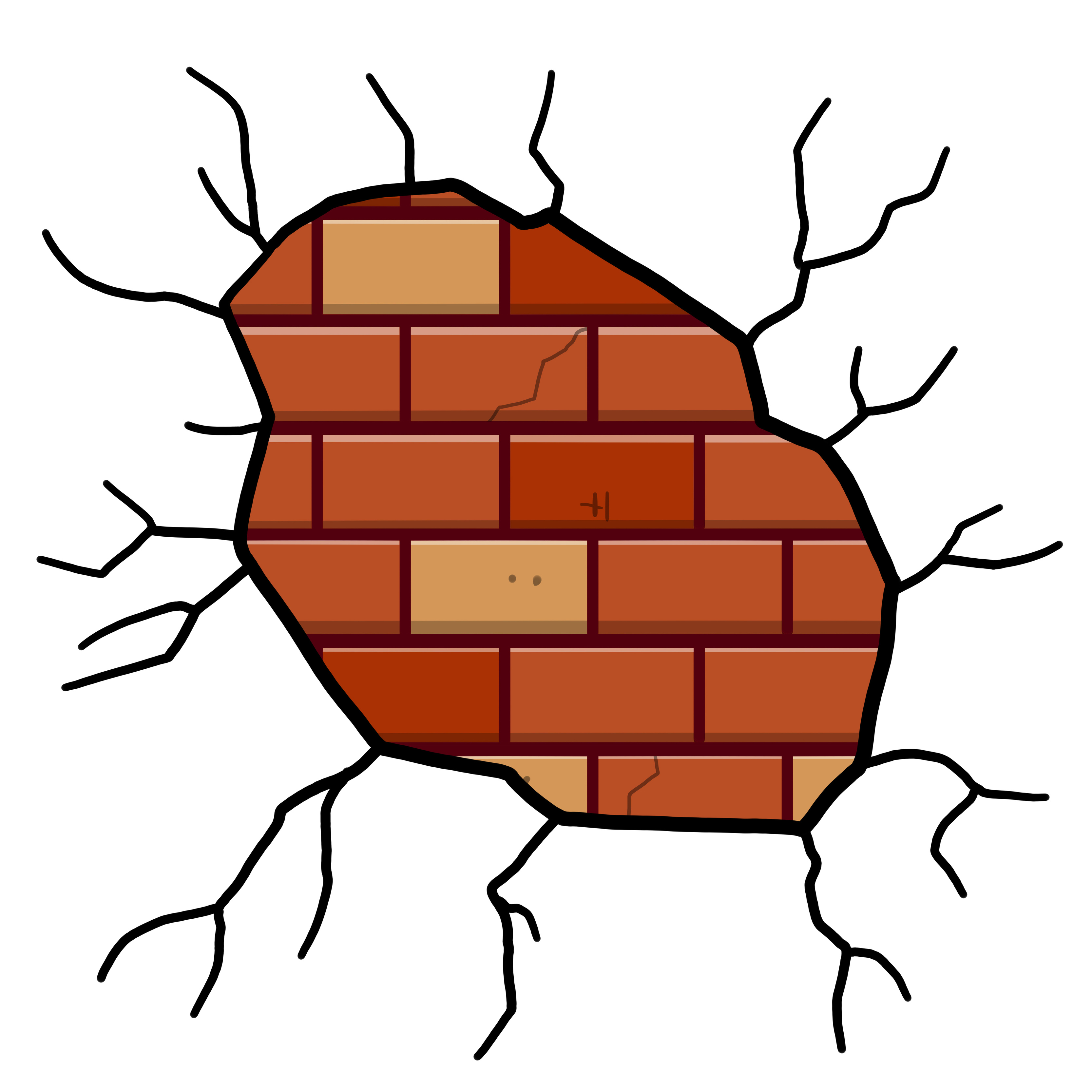 Detail Brick Vector Nomer 14