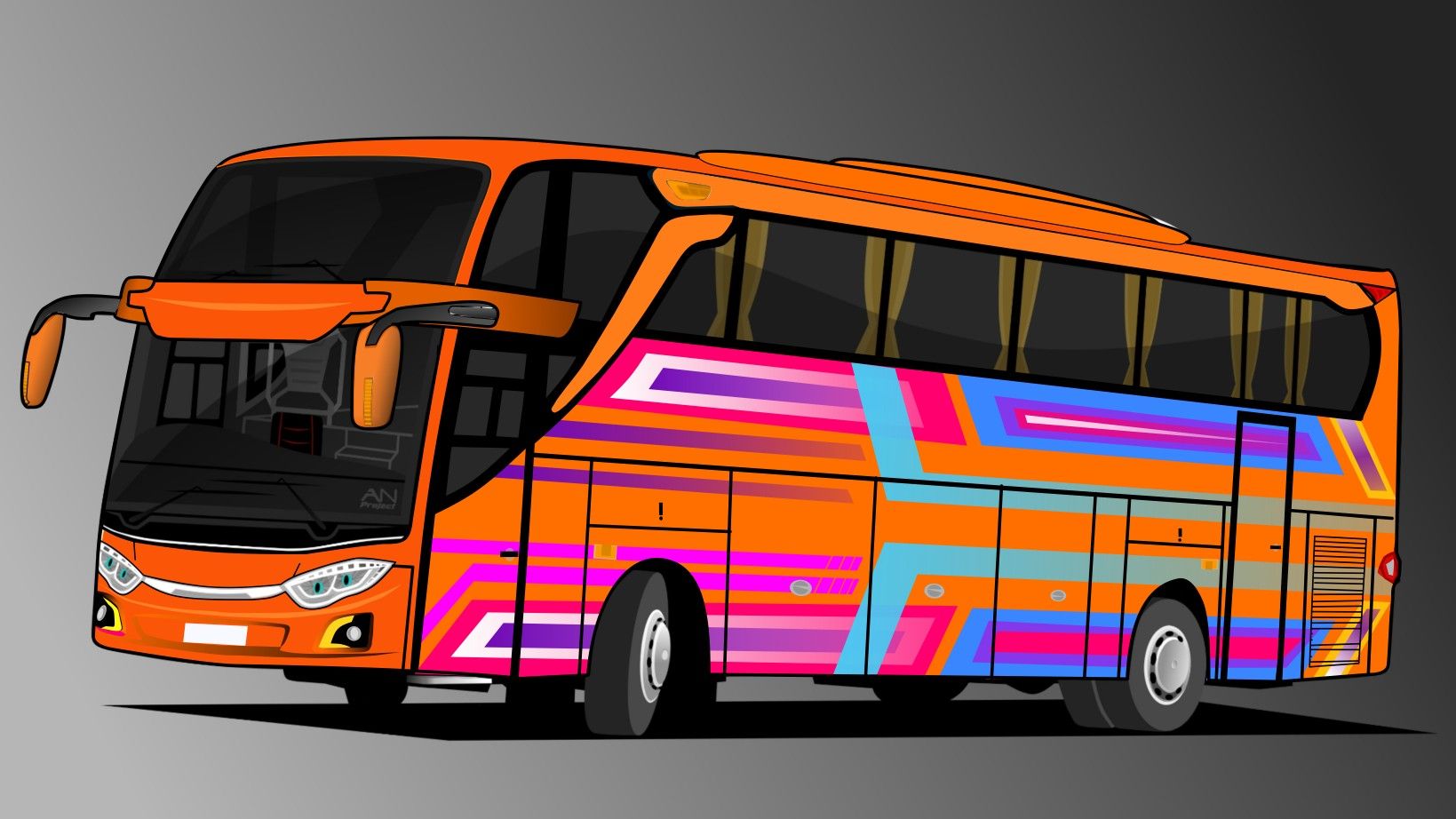 Detail Gambar Bus Cdr Nomer 10