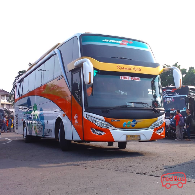 Detail Gambar Bus Kramat Djati Nomer 23