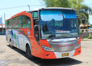 Detail Gambar Bus Kramat Djati Nomer 28