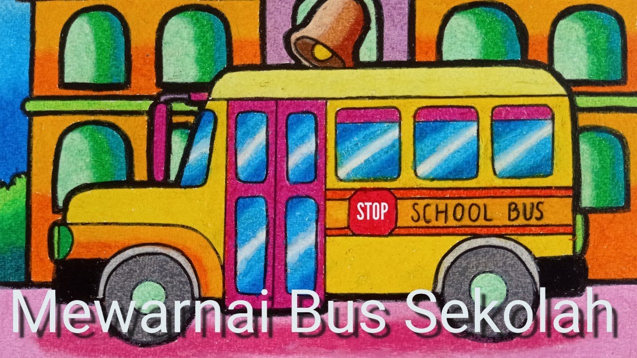 Detail Gambar Bus Mewarnai Nomer 39