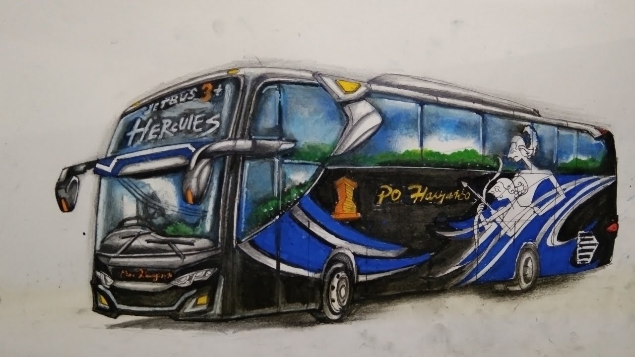 Detail Gambar Bus Po Haryanto Nomer 49