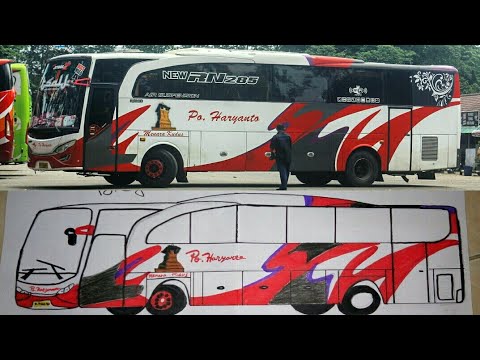 Detail Gambar Bus Po Haryanto Nomer 53