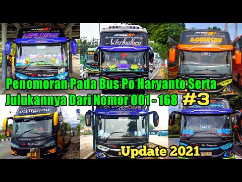 Detail Gambar Bus Po Haryanto Limited Edition Nomer 32