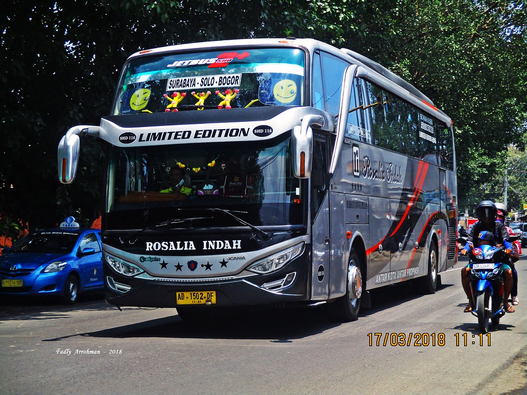 Detail Gambar Bus Rosalia Indah Limited Edition Nomer 57