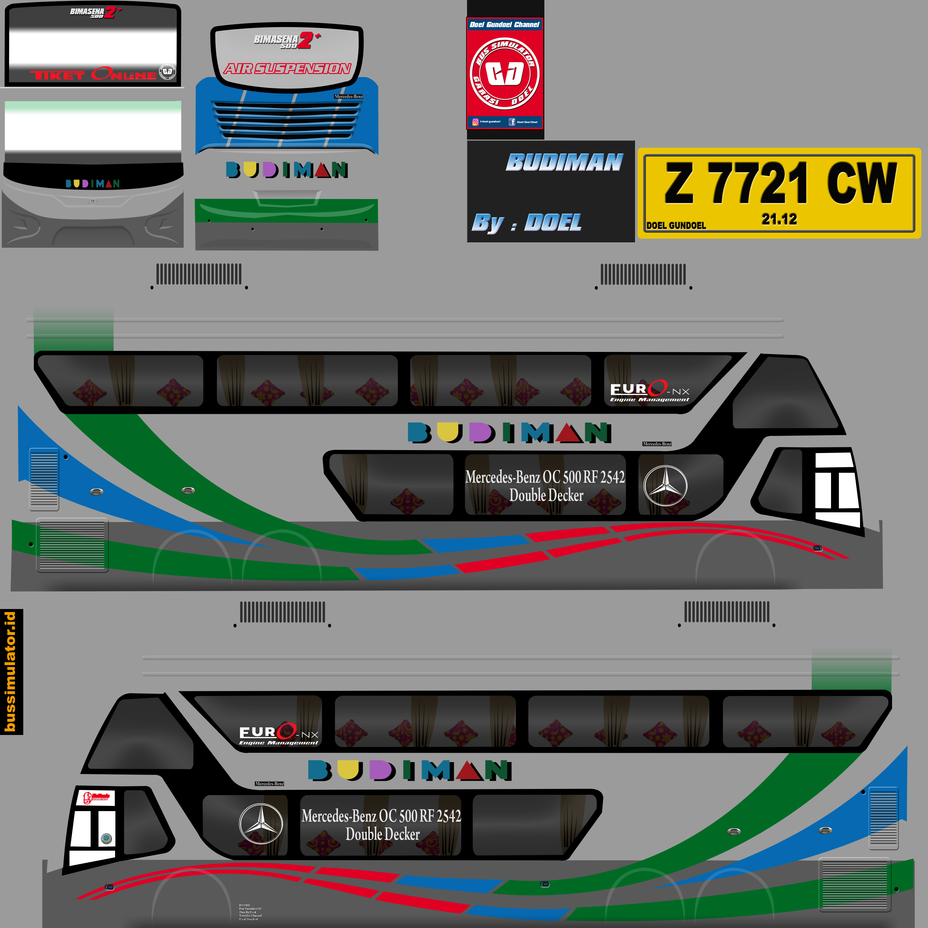 Detail Gambar Bus Simulator Budiman Nomer 13