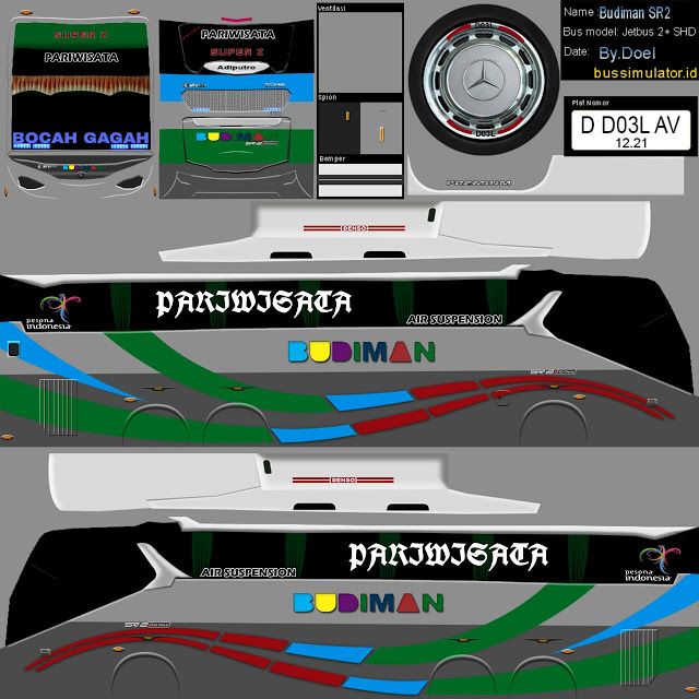 Detail Gambar Bus Simulator Budiman Nomer 3