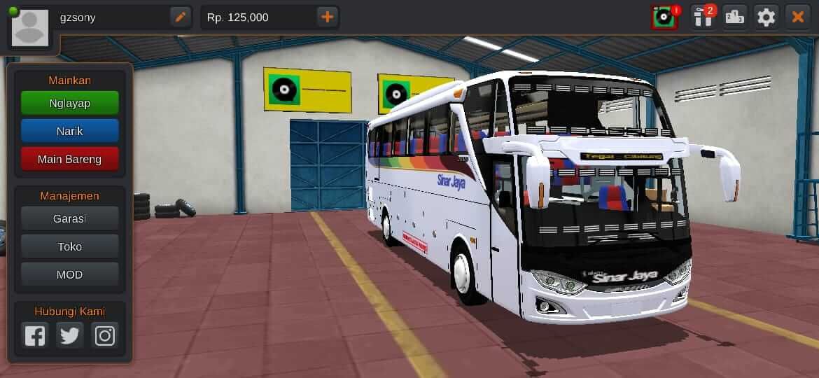 Detail Gambar Bus Sinar Jaya Simulator Nomer 41