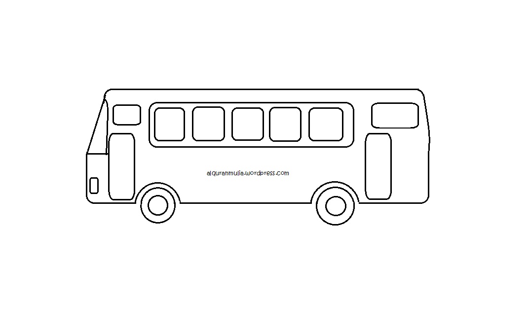 Detail Gambar Bus Untuk Mewarnai Nomer 24