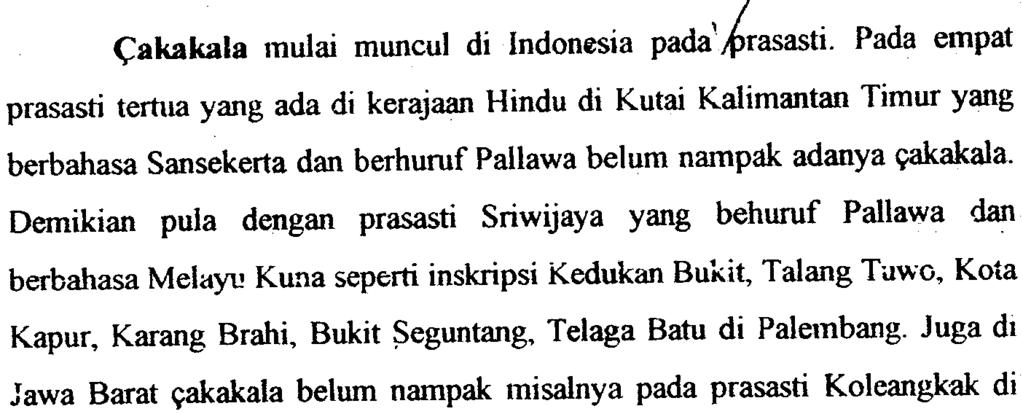 Detail Gambar C C Berg Gambar Prasasti Kelurak Nomer 43