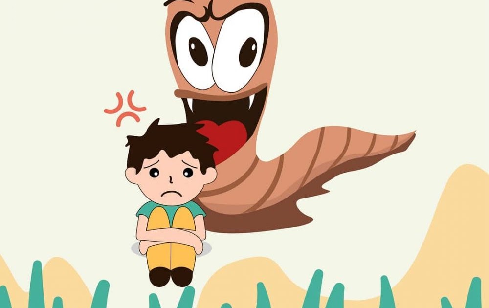 Detail Gambar Cacing Perut Pada Anak Cacingan Pada Anak Animasi Nomer 2