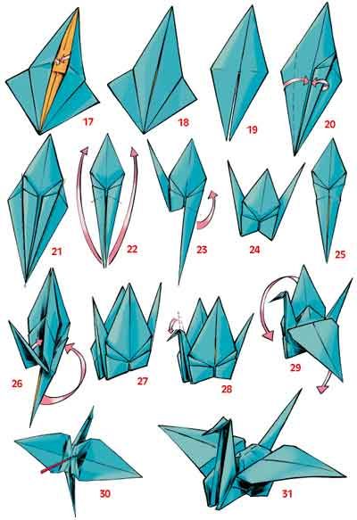 Detail Kranich Falten Origami Nomer 7