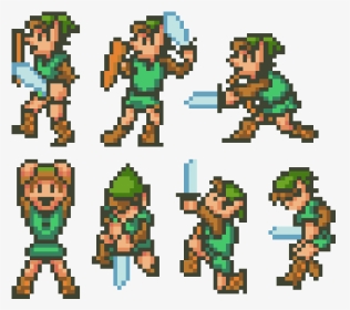 Detail Zelda Link Sprite Nomer 18