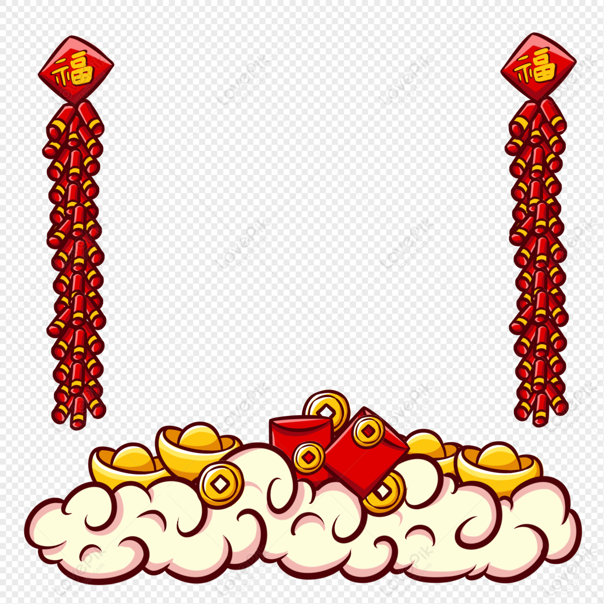 Detail Chinese New Year Frame Nomer 3