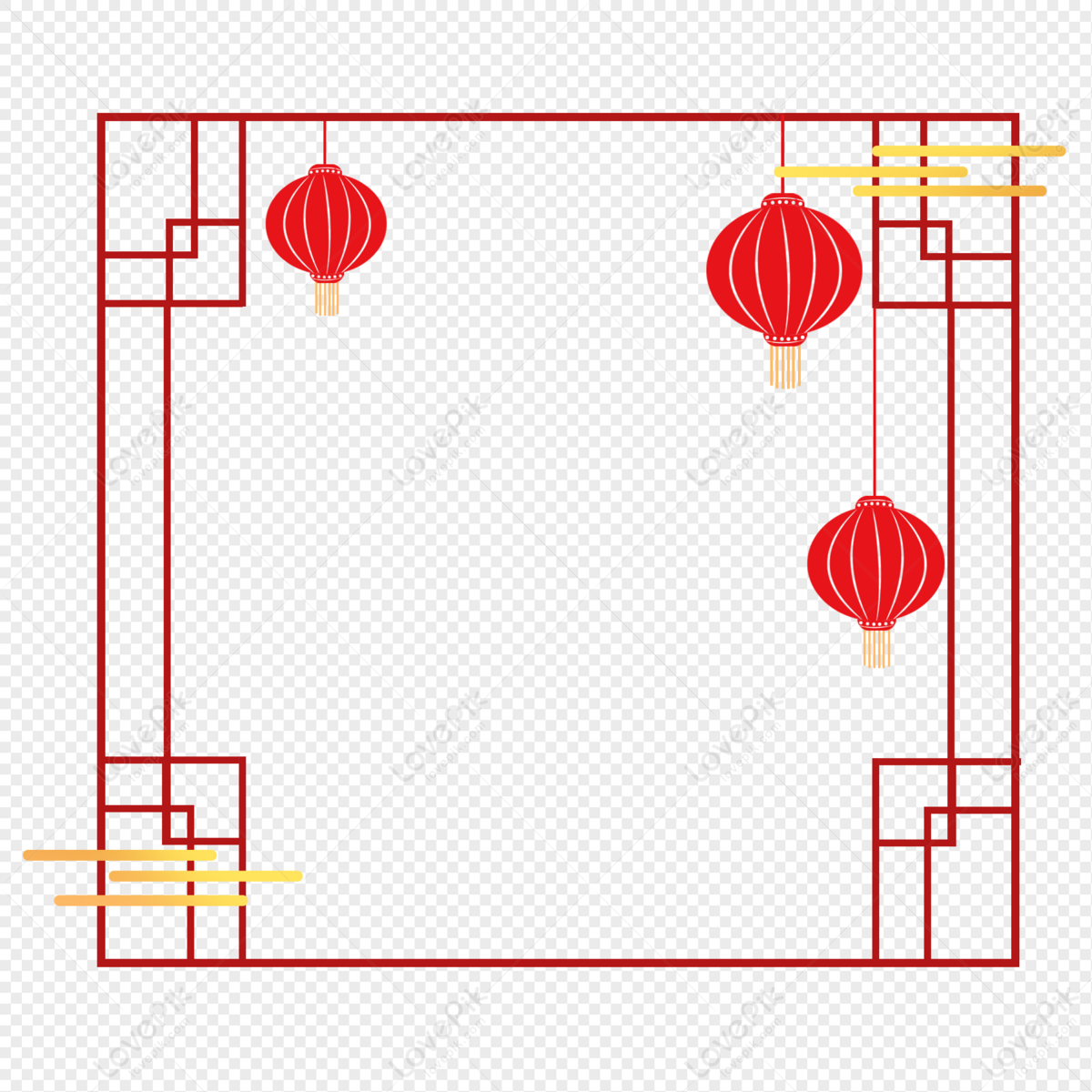 Detail Chinese New Year Frame Nomer 5