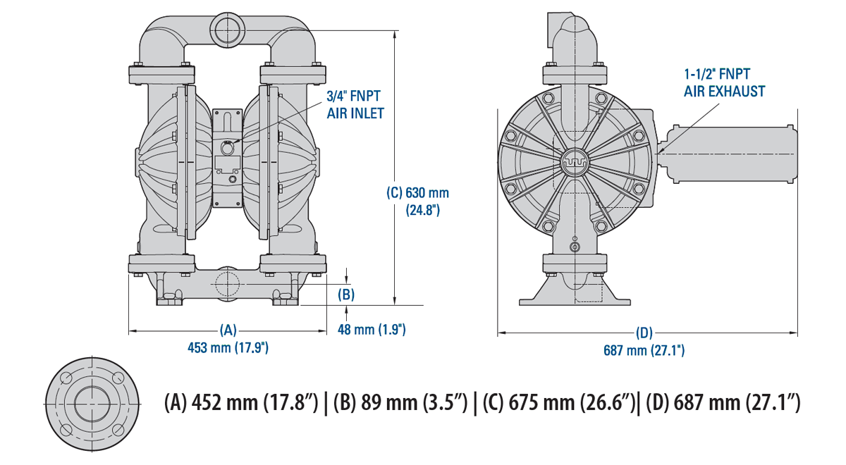 Detail Gambar Cad 2 Dimensi Pompa Air Nomer 18