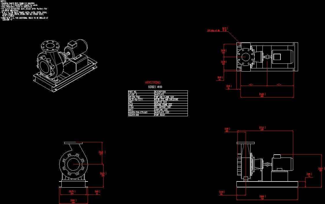 Download Gambar Cad 2 Dimensi Pompa Air Nomer 22