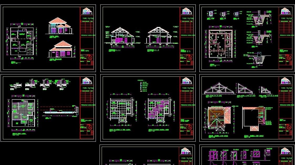 Detail Gambar Cad 2 Dimensi Pompa Air Nomer 4