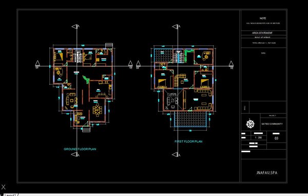 Detail Gambar Cad 2 Dimensi Pompa Air Nomer 7