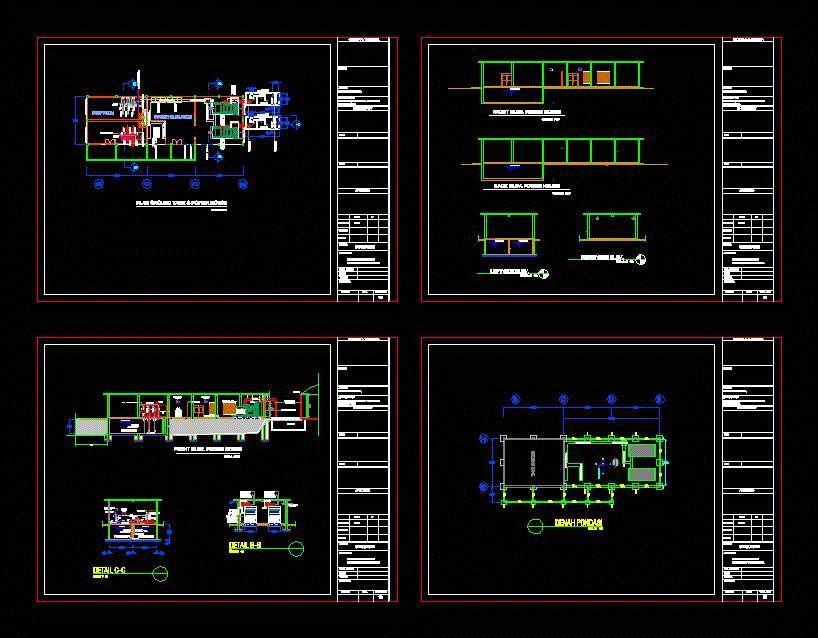 Detail Gambar Cad 2 Dimensi Pompa Air Nomer 9