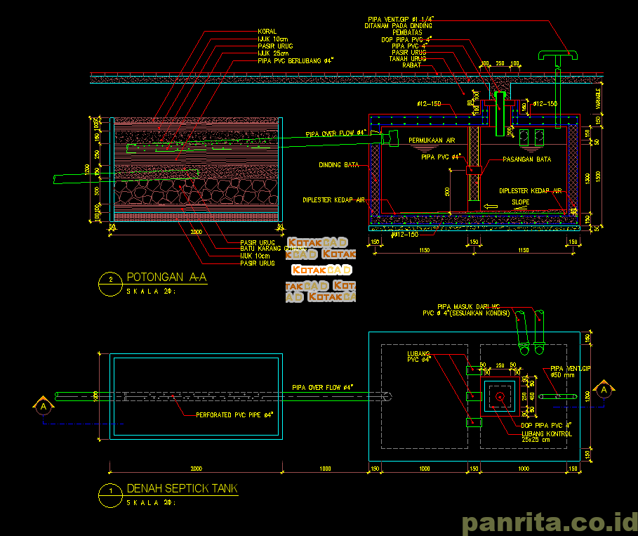 Detail Gambar Cad Biotank Nomer 16