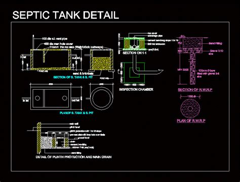 Detail Gambar Cad Biotank Nomer 28