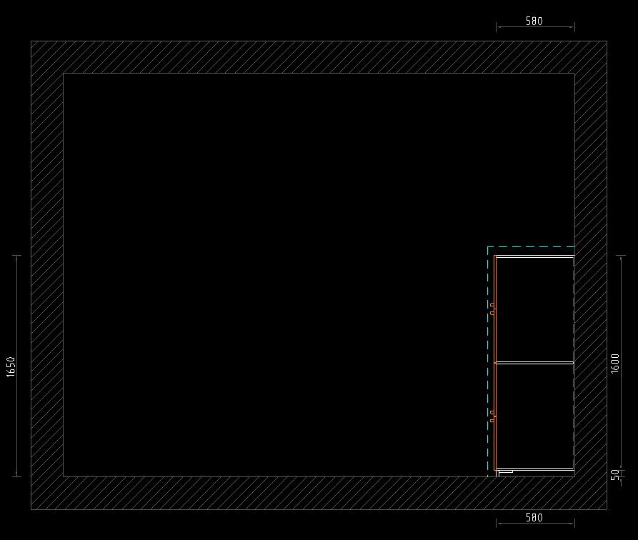 Detail Gambar Cad Lemari Pakaian Nomer 29