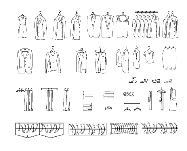 Detail Gambar Cad Lemari Pakaian Nomer 10