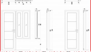 Detail Gambar Cad Pintu Lipat Kayu Nomer 34