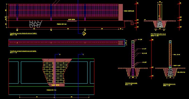 Detail Gambar Cad Pintu Lipat Kayu Nomer 44