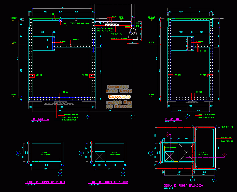 Detail Gambar Cad Pompa Air Nomer 30