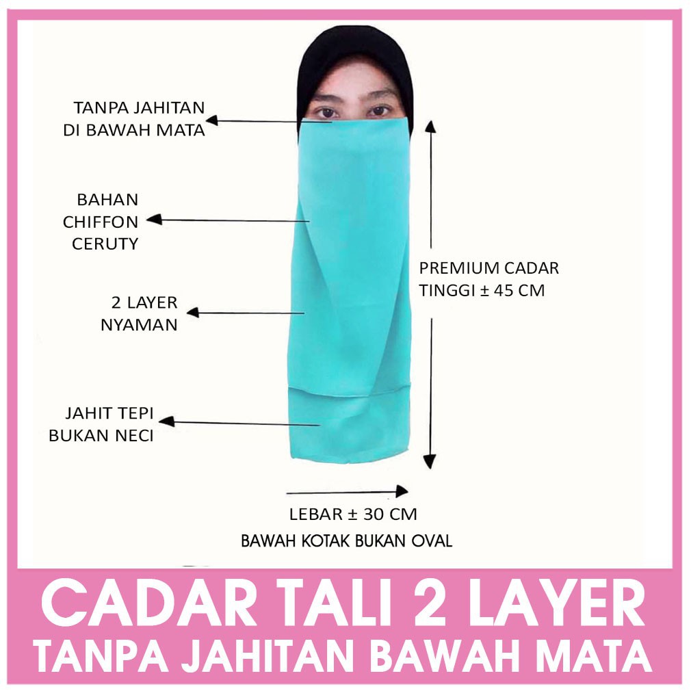 Detail Gambar Cadar Tali 2 Layer Nomer 31