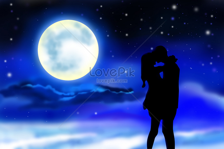 Detail Gambar Cahaya Bulan Romantis Nomer 6