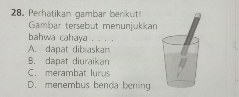 Detail Gambar Cahaya Dapat Dibiaskan Nomer 53