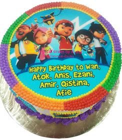 Detail Gambar Cake Boboiboy Nomer 31