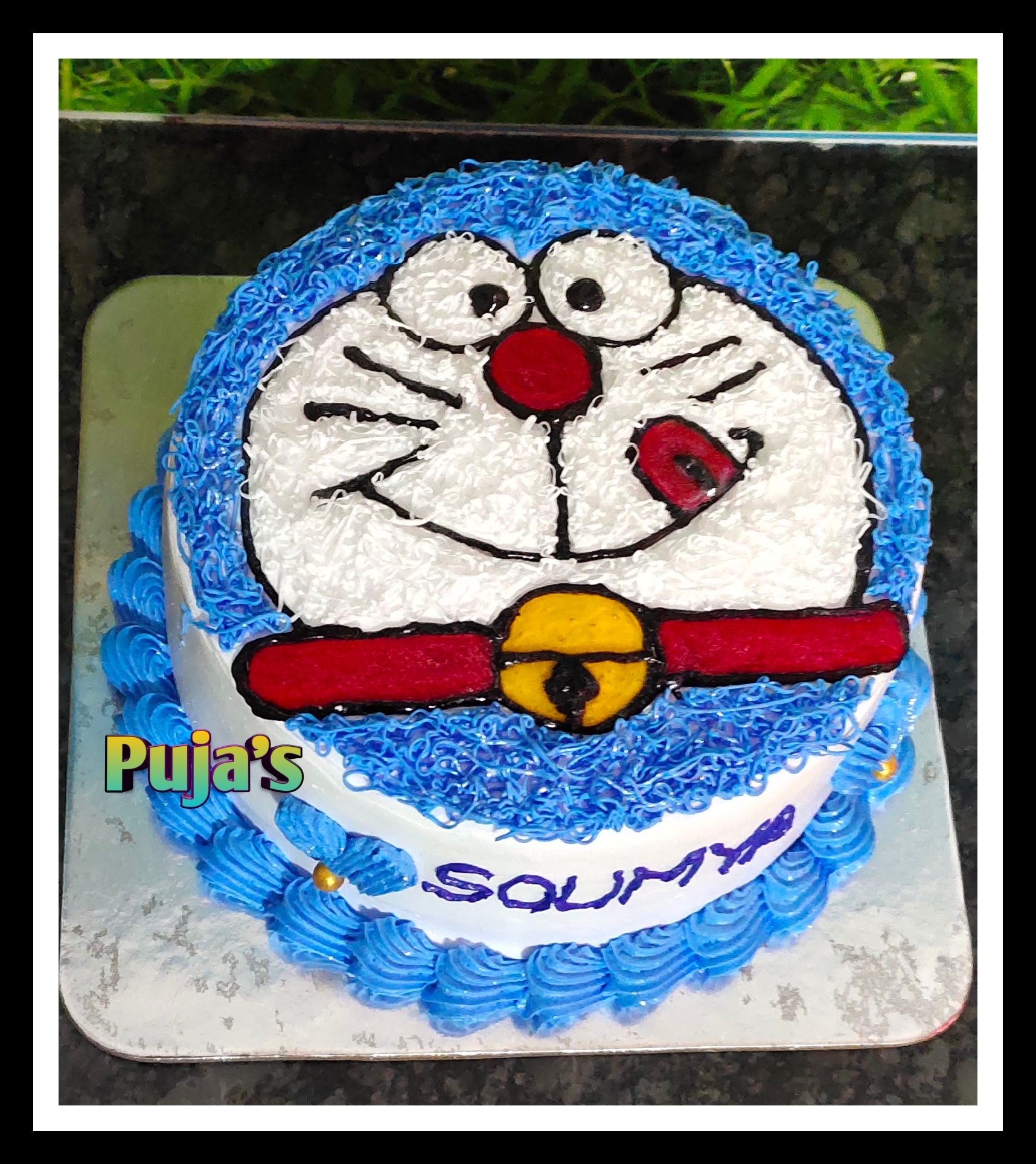 Detail Gambar Cake Doraemon Nomer 17