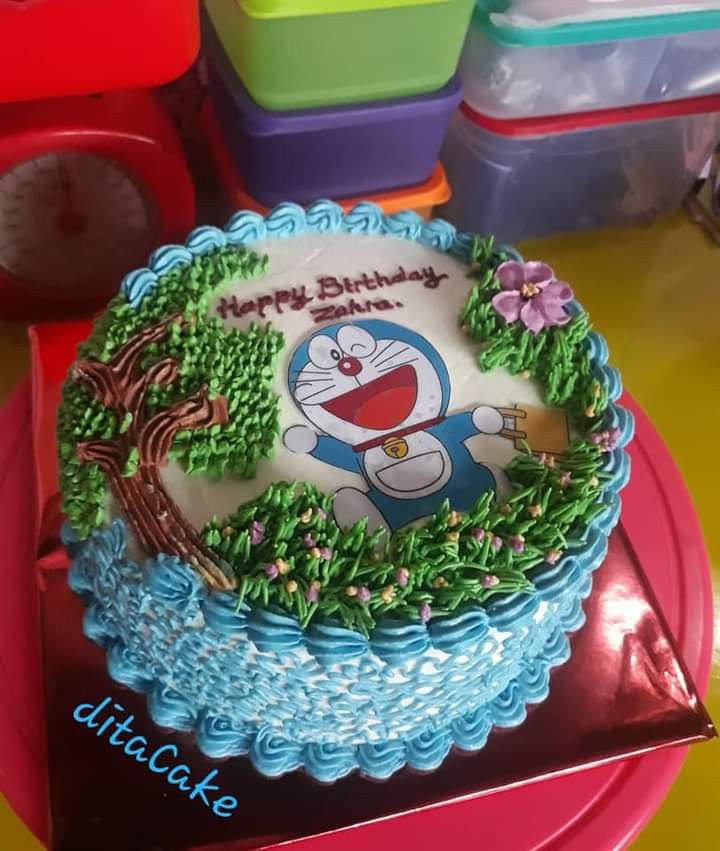 Detail Gambar Cake Doraemon Nomer 45