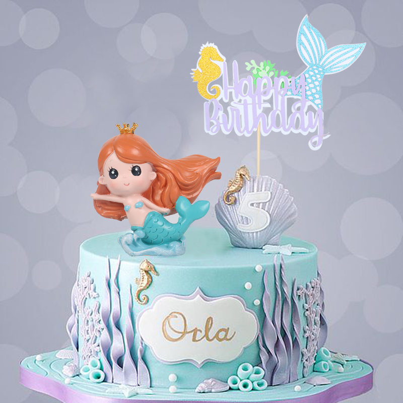 Detail Gambar Cake Mermaid Nomer 16