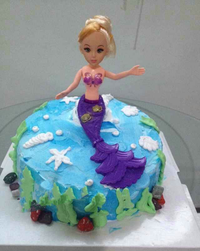 Detail Gambar Cake Mermaid Nomer 42