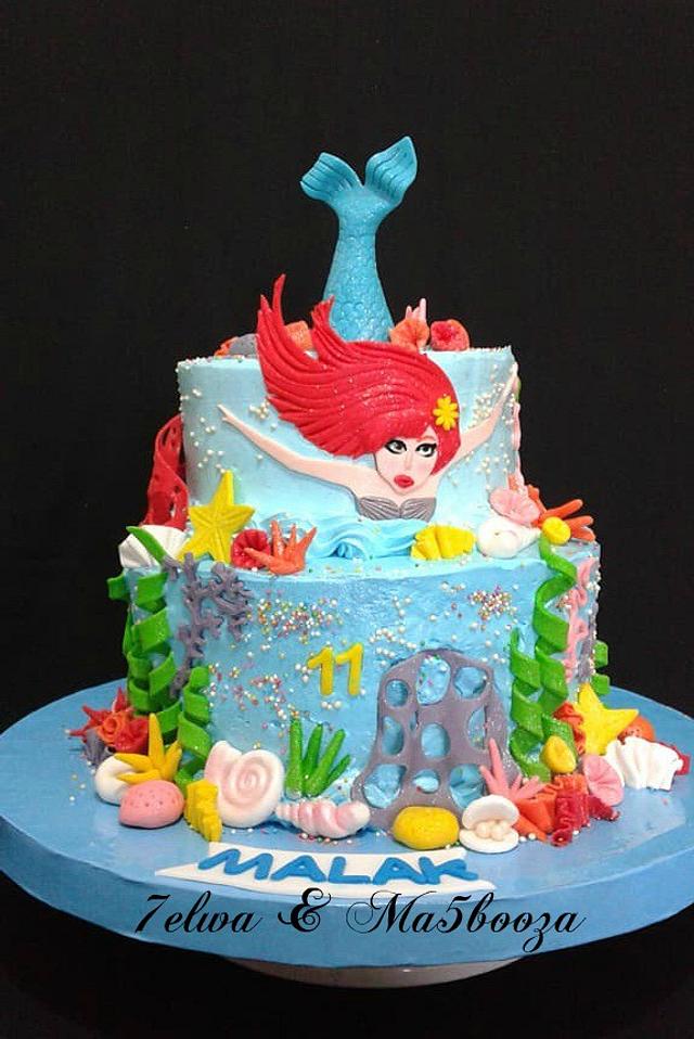 Detail Gambar Cake Mermaid Gambar Cream Cake Mermaid Nomer 19