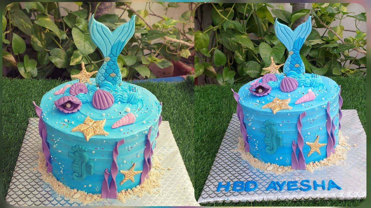 Detail Gambar Cake Mermaid Gambar Cream Cake Mermaid Nomer 30