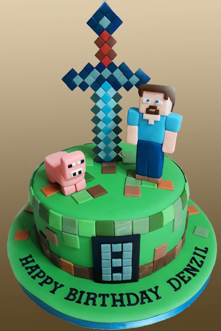 Detail Gambar Cake Minecraft Nomer 32