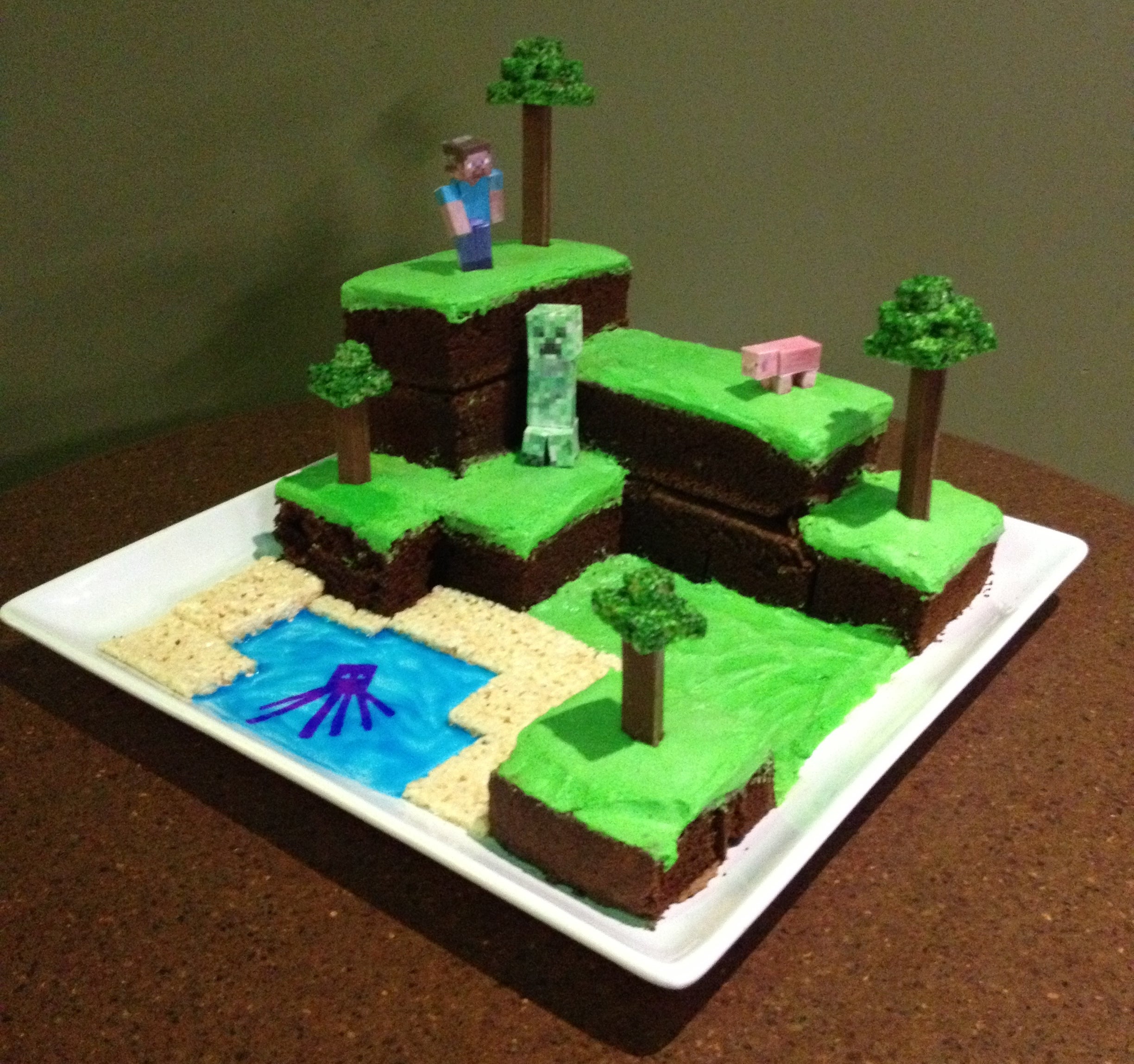 Detail Gambar Cake Minecraft Nomer 47