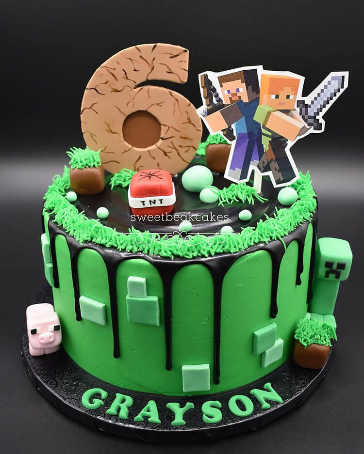 Detail Gambar Cake Minecraft Nomer 49