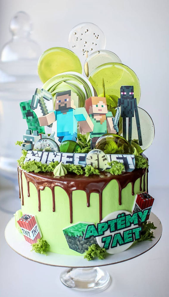 Detail Gambar Cake Minecraft Nomer 56