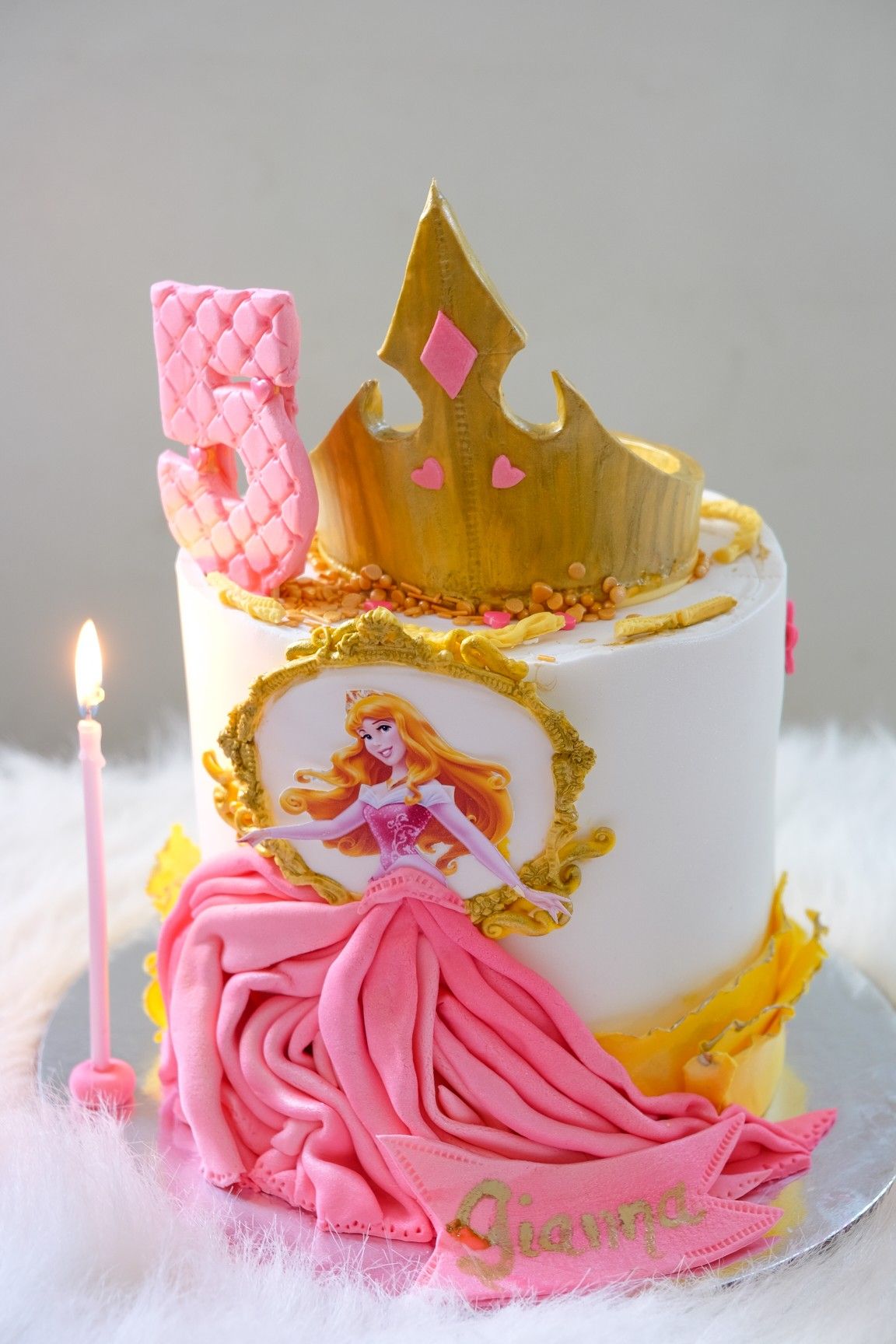 Detail Gambar Cake Princess Aurora Gambar Cake Princess Cinderella Nomer 9