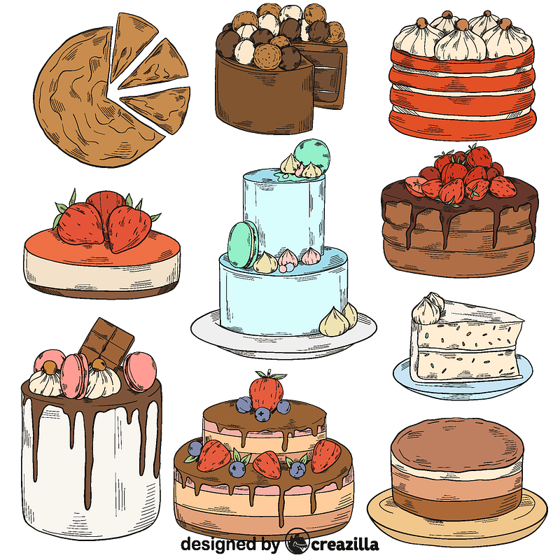 Detail Gambar Cake Vector Nomer 30