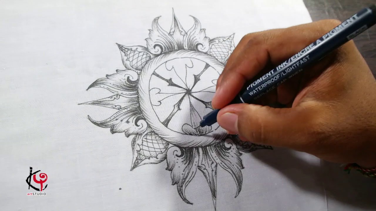 Detail Gambar Cakra Sketsa Nomer 15