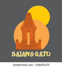 Detail Gambar Candi Bajang Ratu Nomer 27